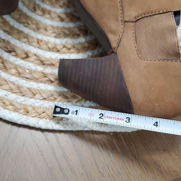 Madison, Women’s Leather, Billy Style Tan Ankle booties, size 8 - Picture 6 of 11